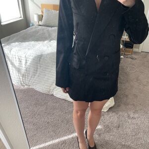 L'Academie Black Long Sleeve Dress